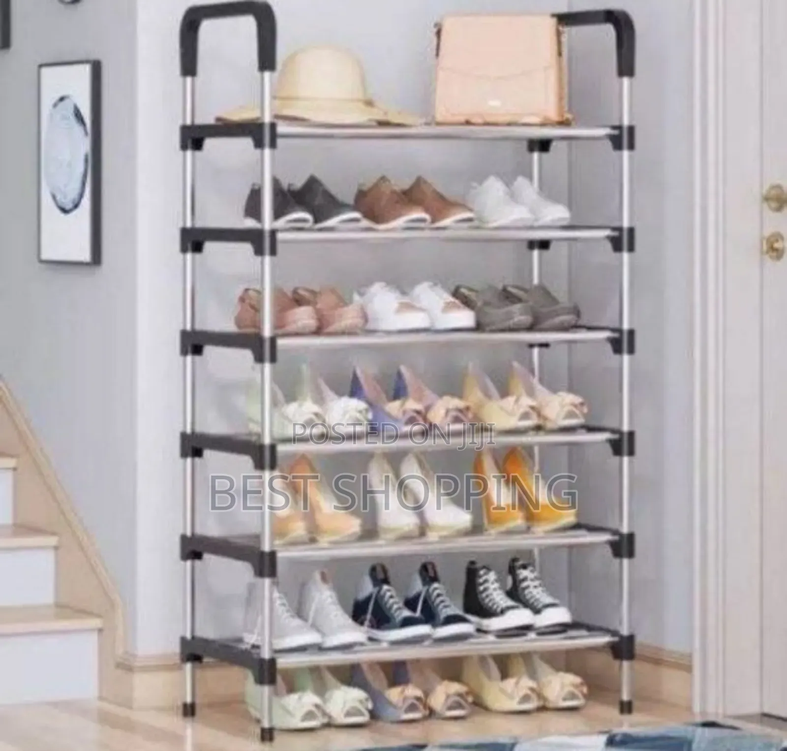 Stainless Steel Shoes Rack 6 Layer