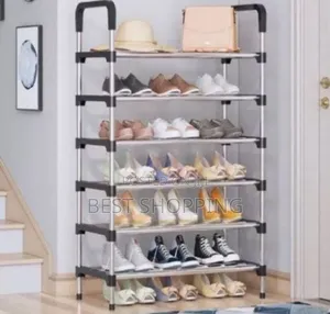 Stainless Steel Shoes Rack 6 Layer