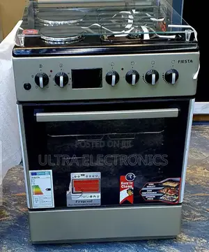 Fiesta Freestanding Cooker With Hybrid Hob Featuring Two Gas Burners