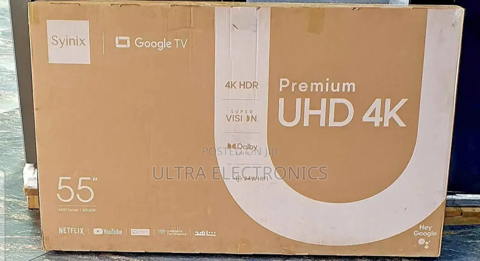 Syinix 55-inch Premium Uhd Smart Tv. Display: Premium Uhd