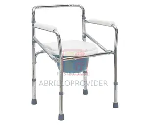 Commode Chair Customized Stainless Steel With Bedpan