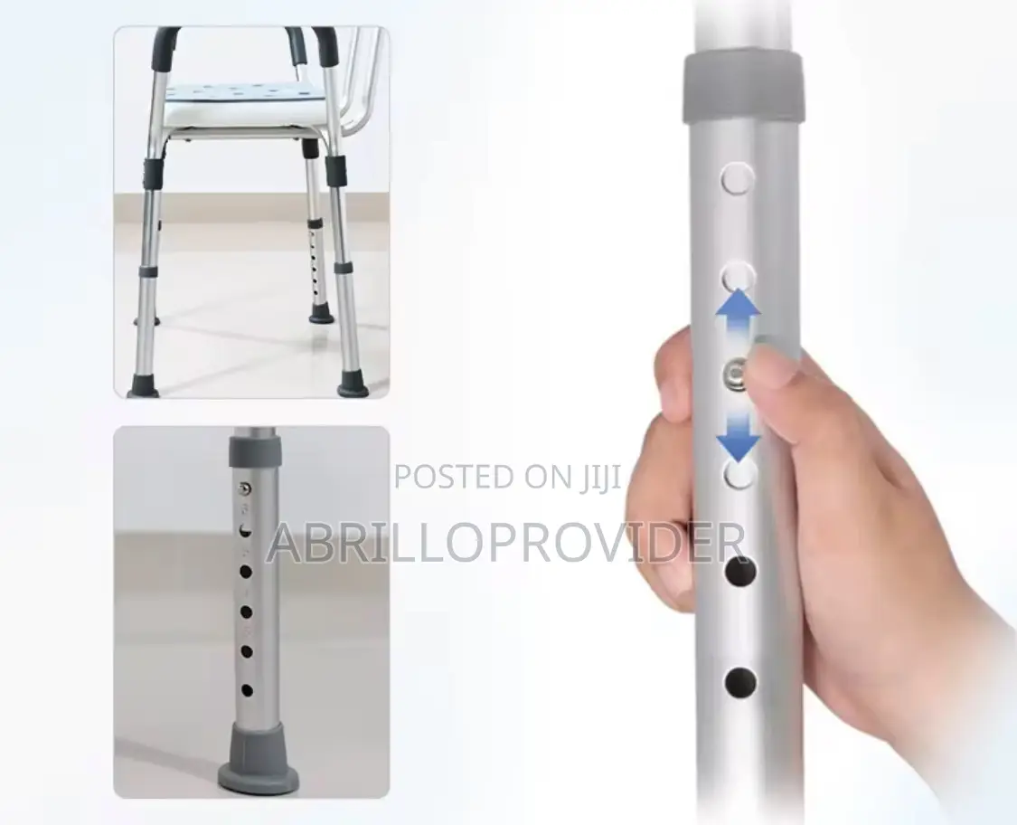 350kg Load Non-Slip Aluminum Alloy Shower Chair for Elderly Lower Body