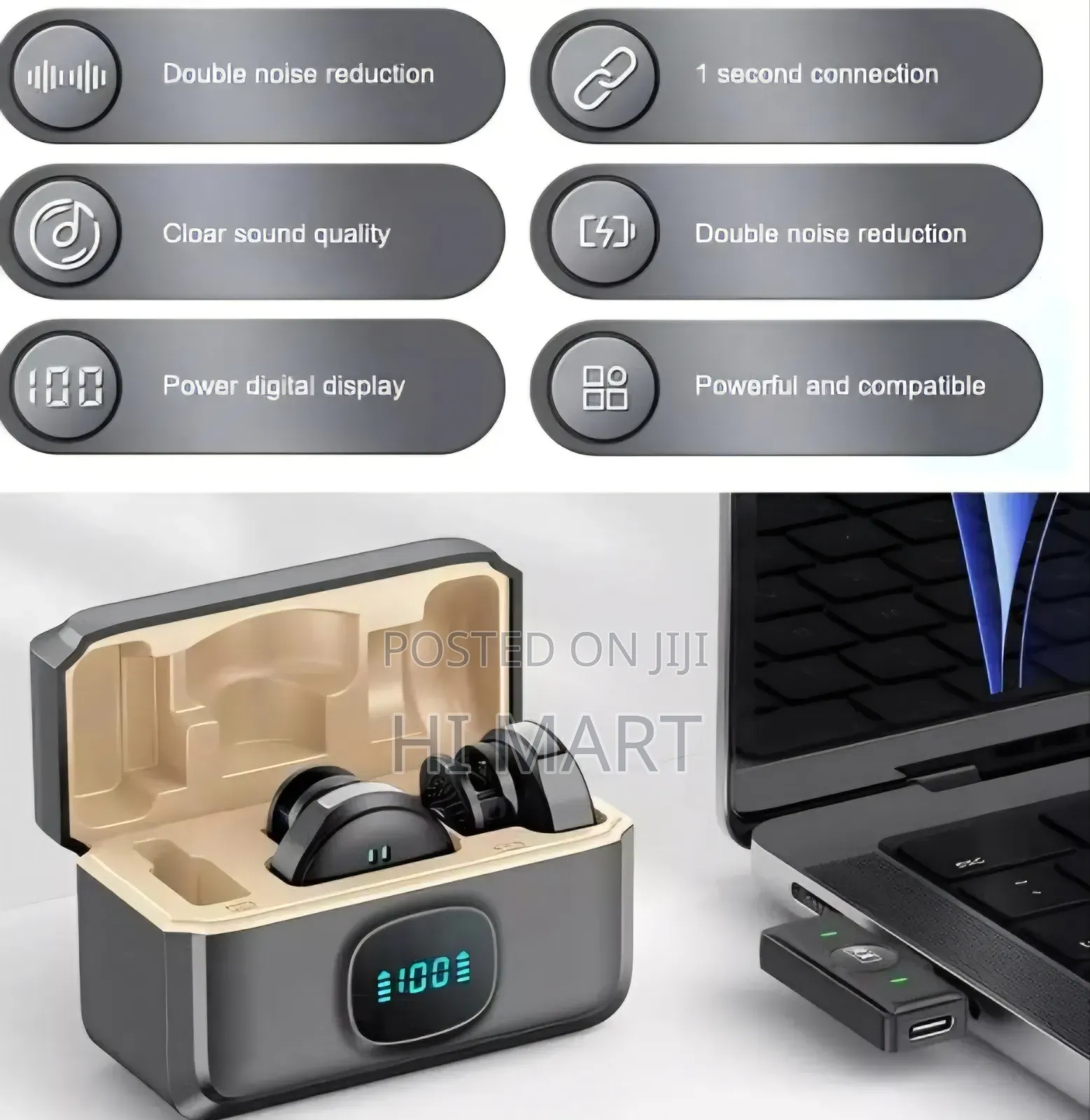 2in1 High Quality Wireless Microphone
