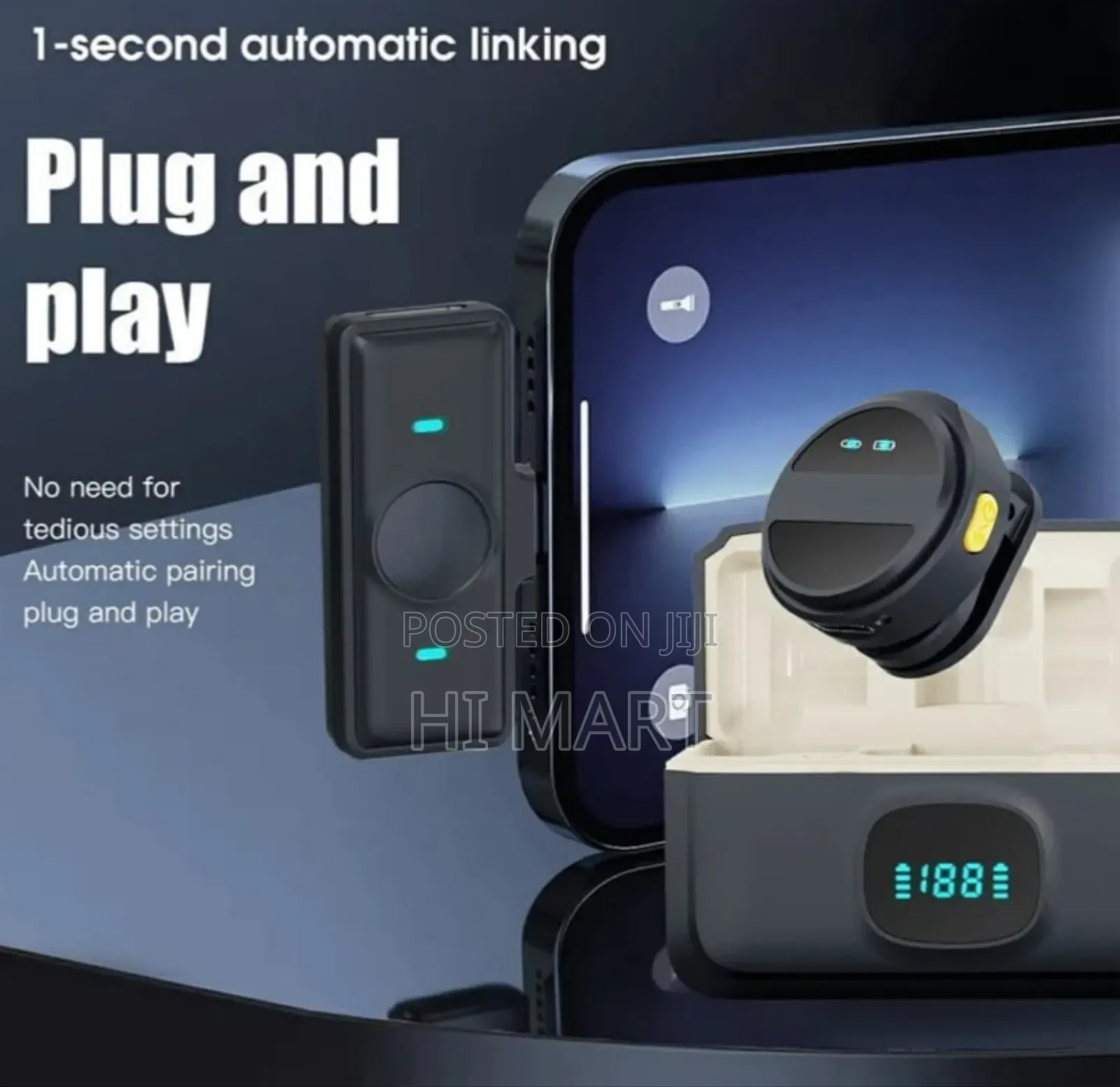 2in1 High Quality Wireless Microphone
