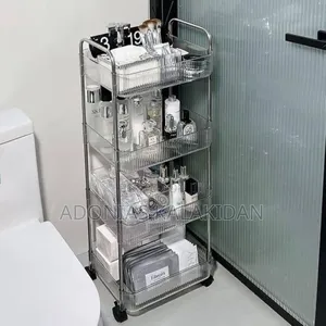 4-layer Movable Kitchen Storage Rack/Shelf
