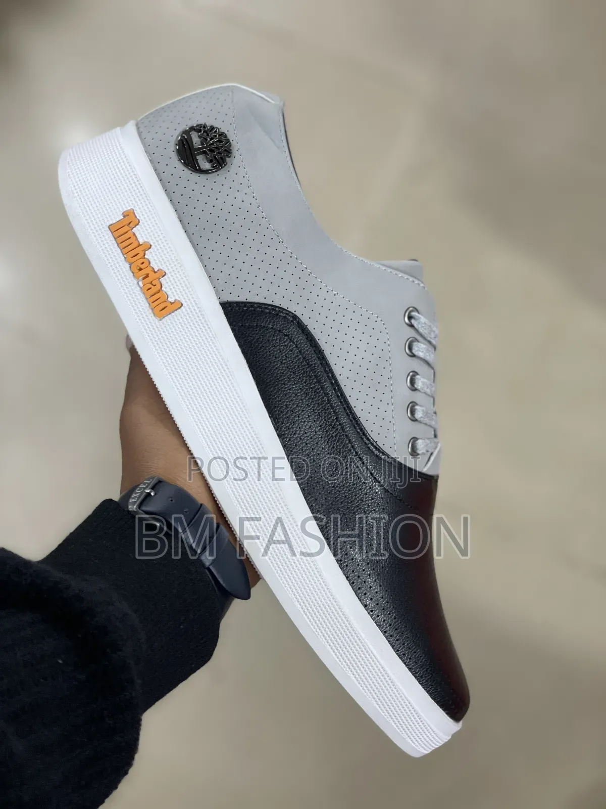 Timberland Two-Tone Perforated Sneakers