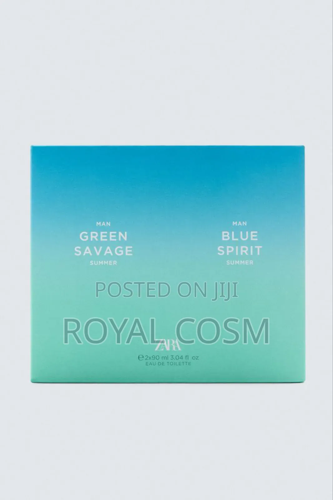 Zara Blue Spirit Summer + Green Savage Summer Duo Perfume Set