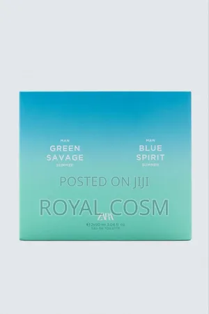 Zara Blue Spirit Summer + Green Savage Summer Duo Perfume Set