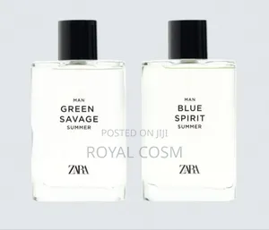 Zara Blue Spirit Summer + Green Savage Summer Duo Perfume Set