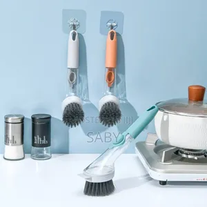 Kitchen Dish Brush With Soap Dispenser