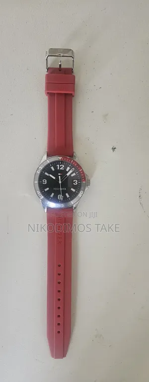 Tommy Hilfiger Red Silicone Strap Watch