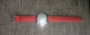 Tommy Hilfiger Red Silicone Strap Watch