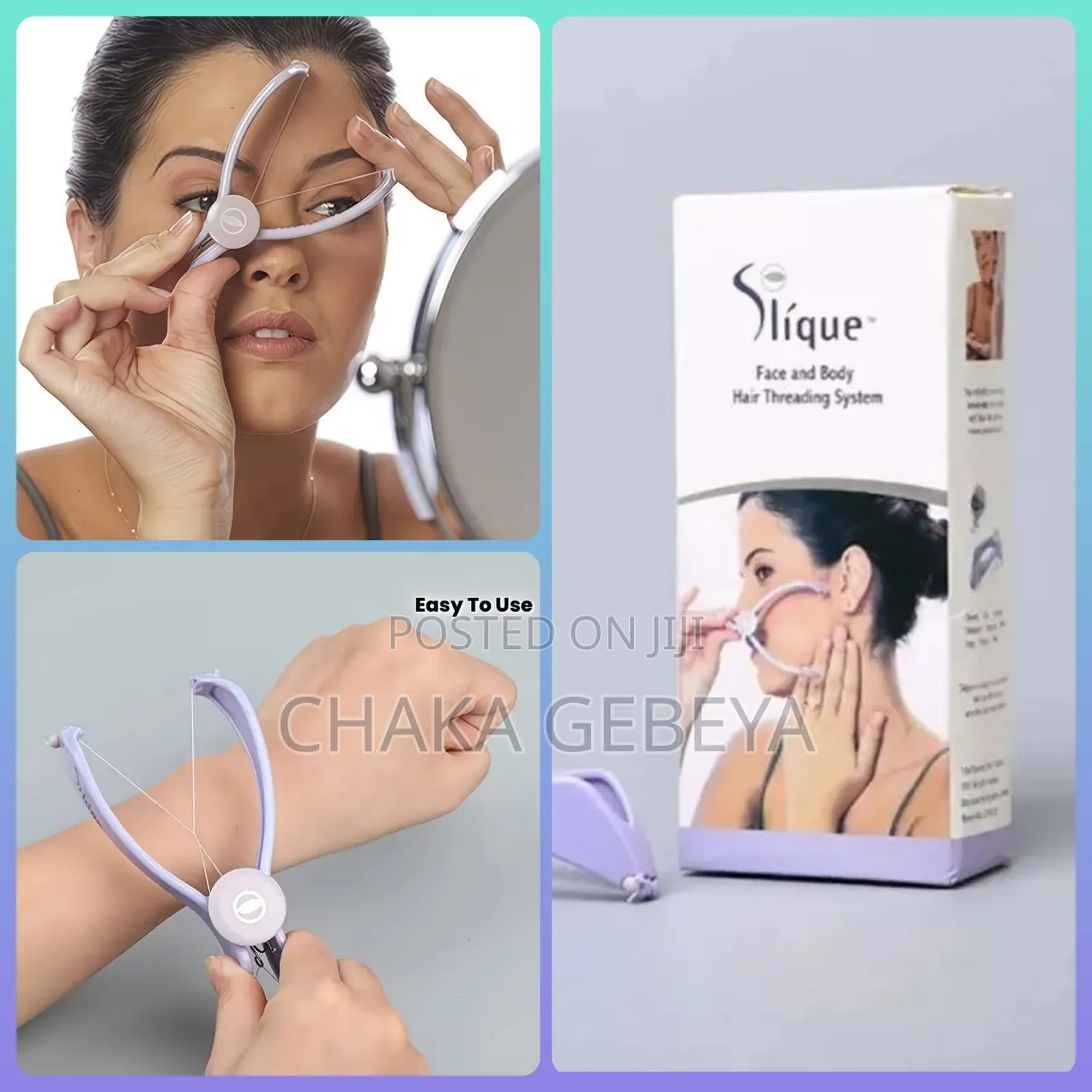 Manual Hair Removal Threader – Painless, Reusable for Face Body