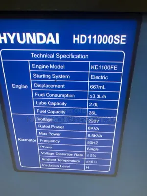 Hyundai Silent Diesel Generator