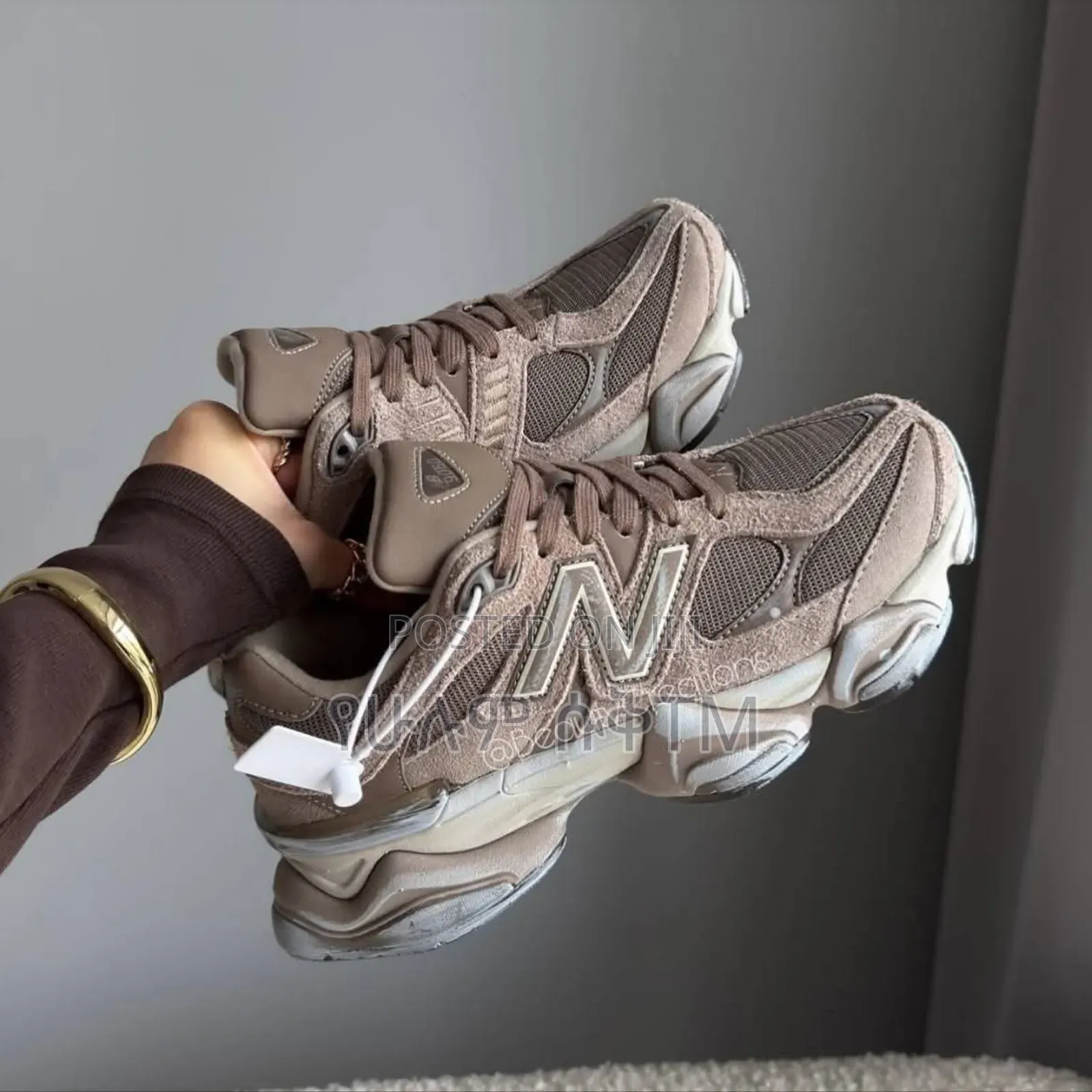 New Balance 9060 'Brown Mushroom' WMNS Shoes