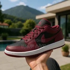 Nike Air Jordan 1 Low 'Cherrywood Red/Black' Men's Shoes