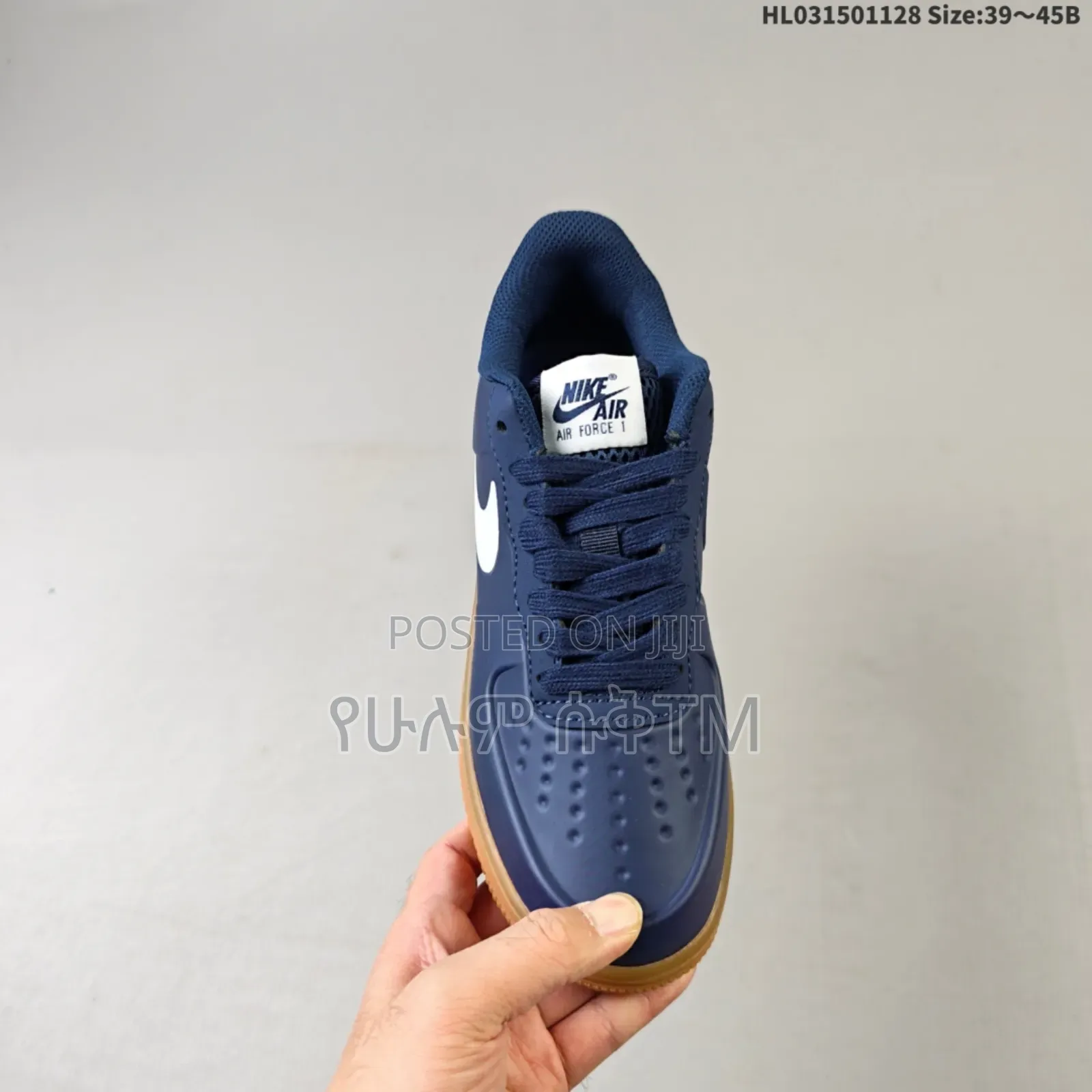 Nike Air Force 1 Low '07 Clay Work 'Navy Blue/Gum Sole' Men's Shoes