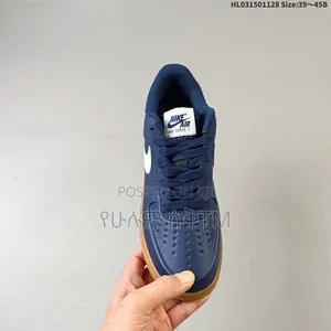 Nike Air Force 1 Low '07 Clay Work 'Navy Blue/Gum Sole' Men's Shoes