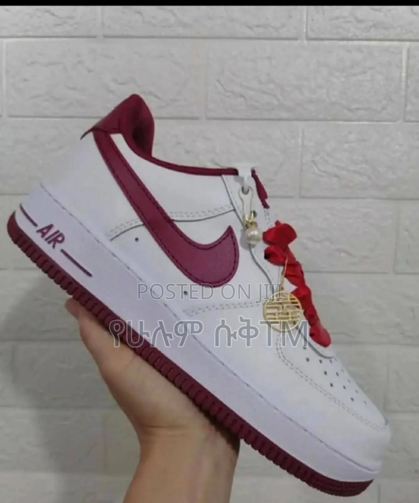Nike Air Force 1 Low '07 'White/Team Red' Men's Shoes