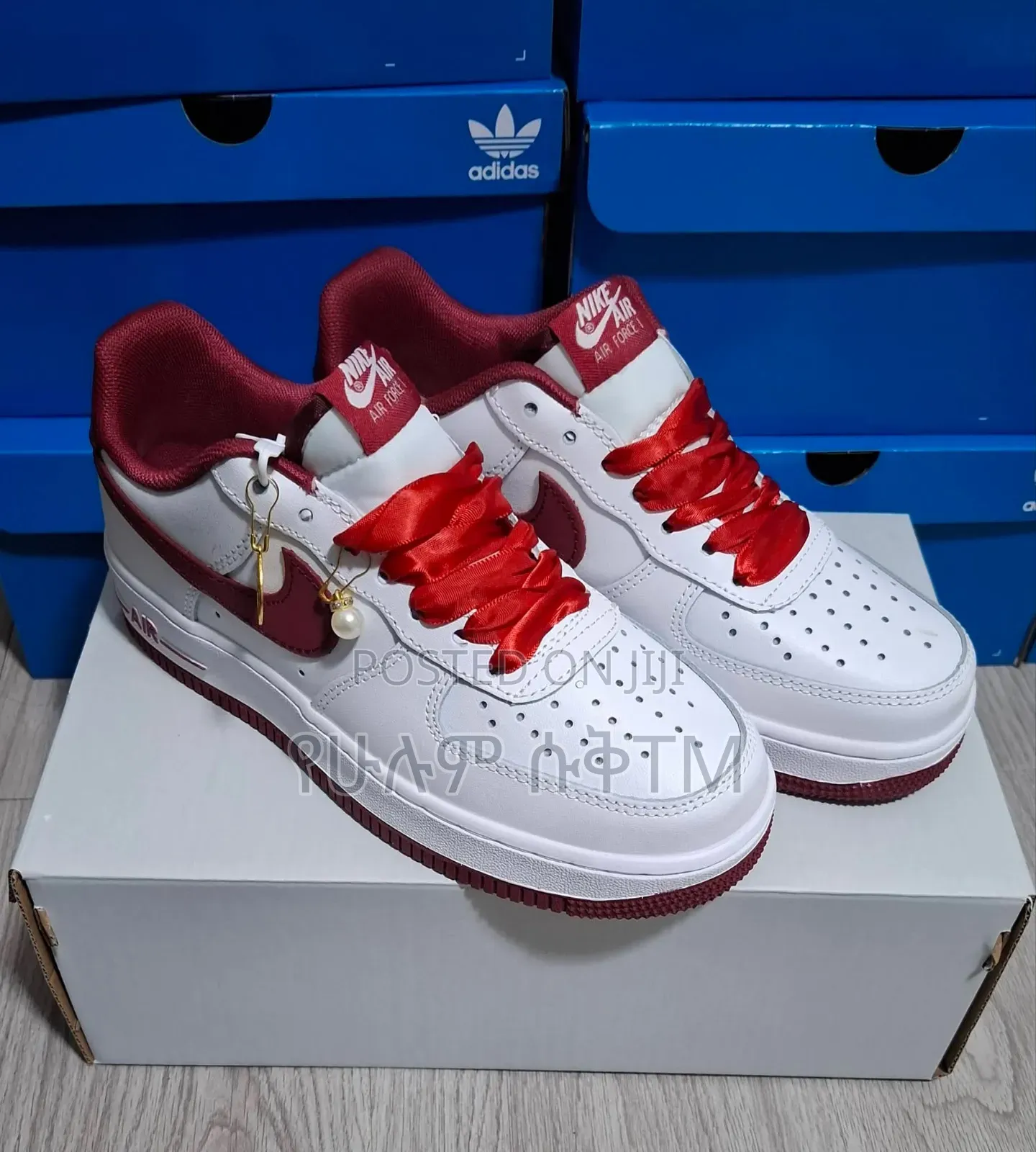 Nike Air Force 1 Low '07 'White/Team Red' Men's Shoes