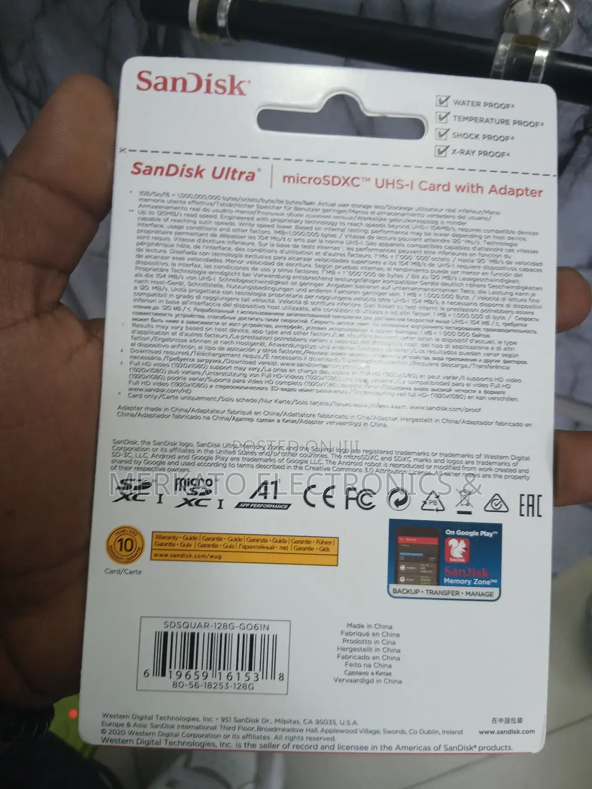Sandisk Ultra 128gb Memory With Adapter