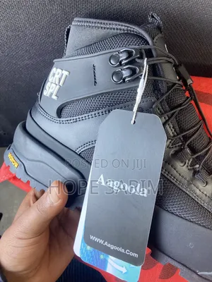 Aagoola Black High-Top Outdoor Boots