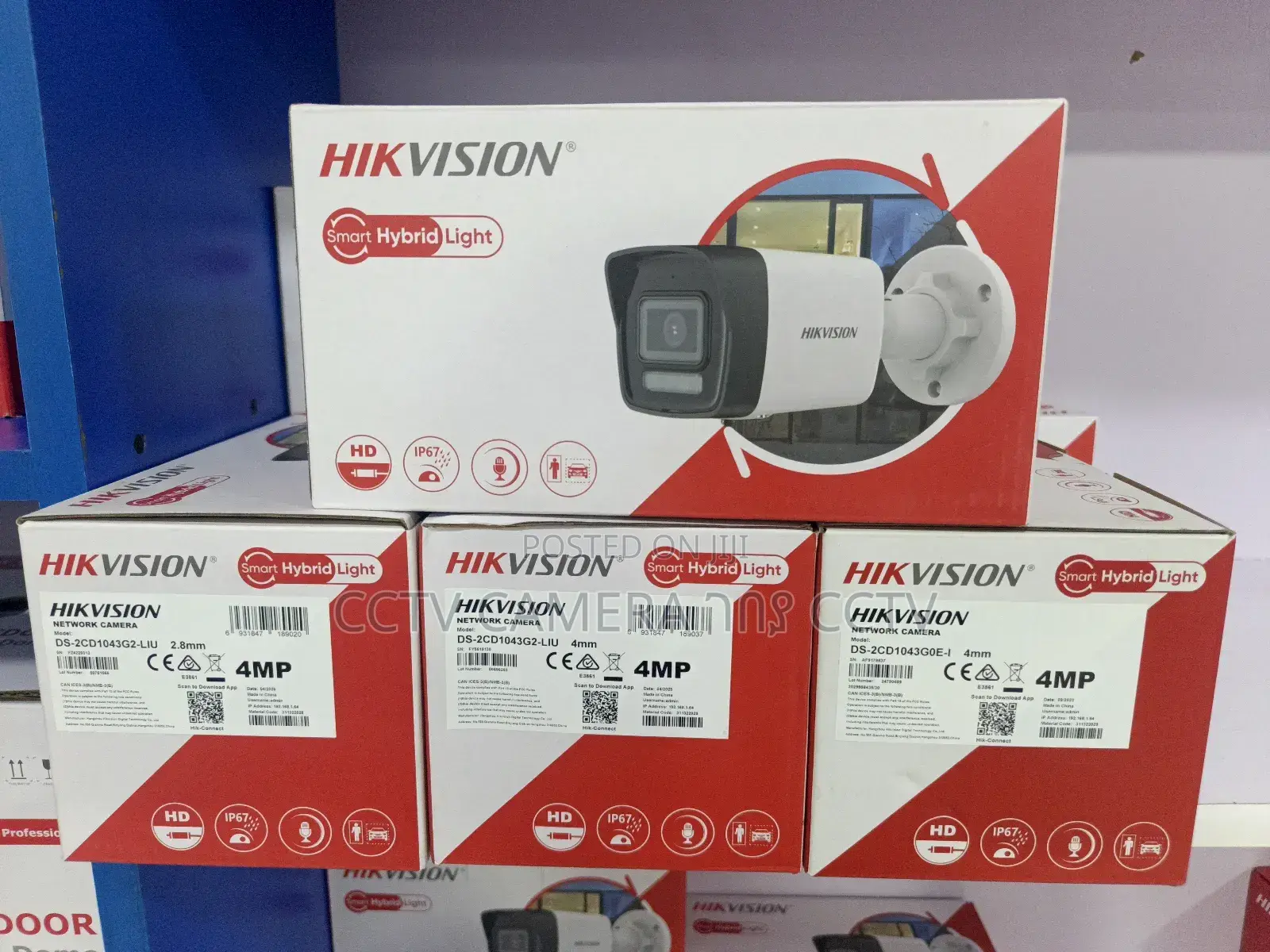 Hikvision 4mp Smart Hyrid Light CCTV Camera
