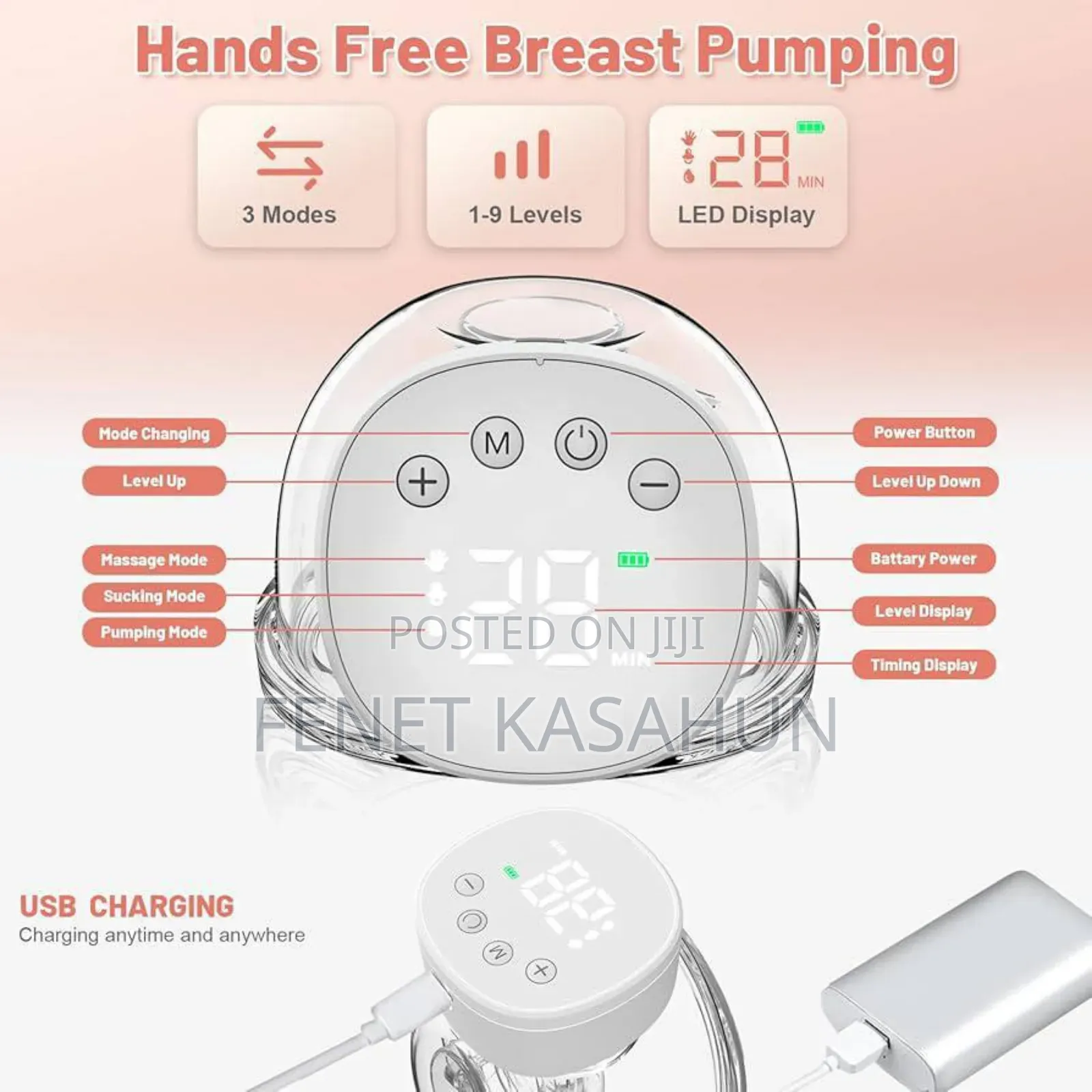 Wearable Electric Breast Pump