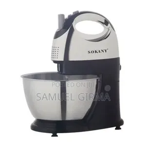 5 Speed Control With Turbo Sokany Standing Mixer