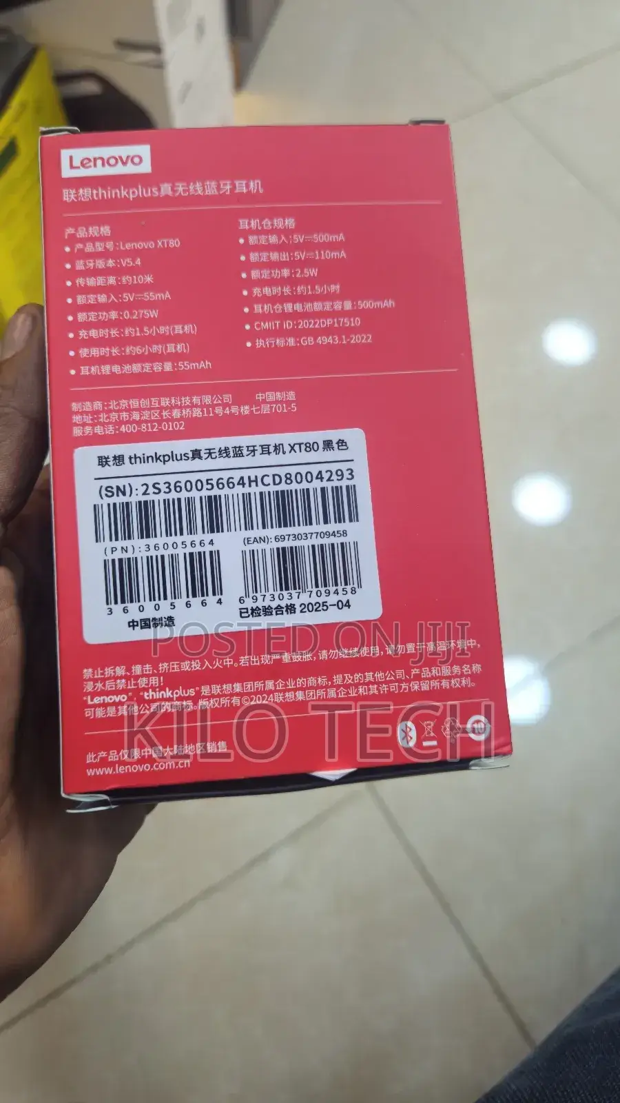 Lenevo Thikplus TWS Earbuds