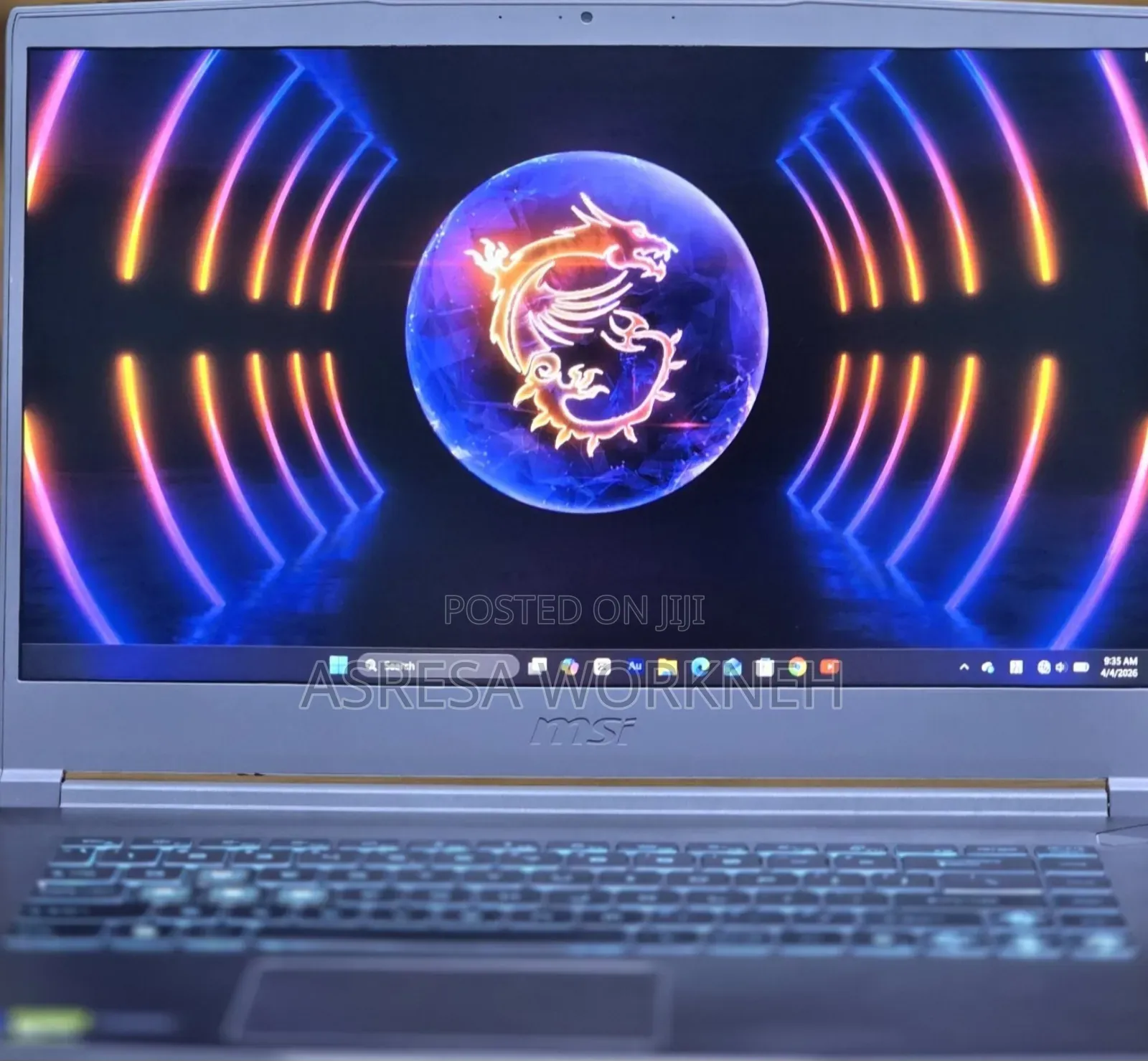 New Laptop MSI 16GB Intel Core i5 SSD 512GB