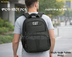 Cat ኦርጅናል የጀርባ የላፕቶፕ ቦርሳ