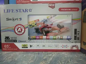 Life Star Smart Tv, Likely a 65-Inch Model Based on the Text.