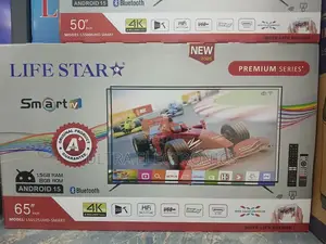 Life Star Smart Tv, Likely a 65-Inch Model Based on the Text.
