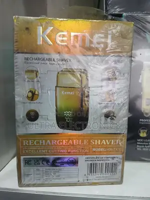 Kemei Km-Tx10 Electric Shaver for Men, Designed for Facial and Beard