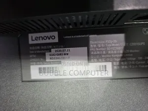 32-Inch Frameless Monitor Lenovo
