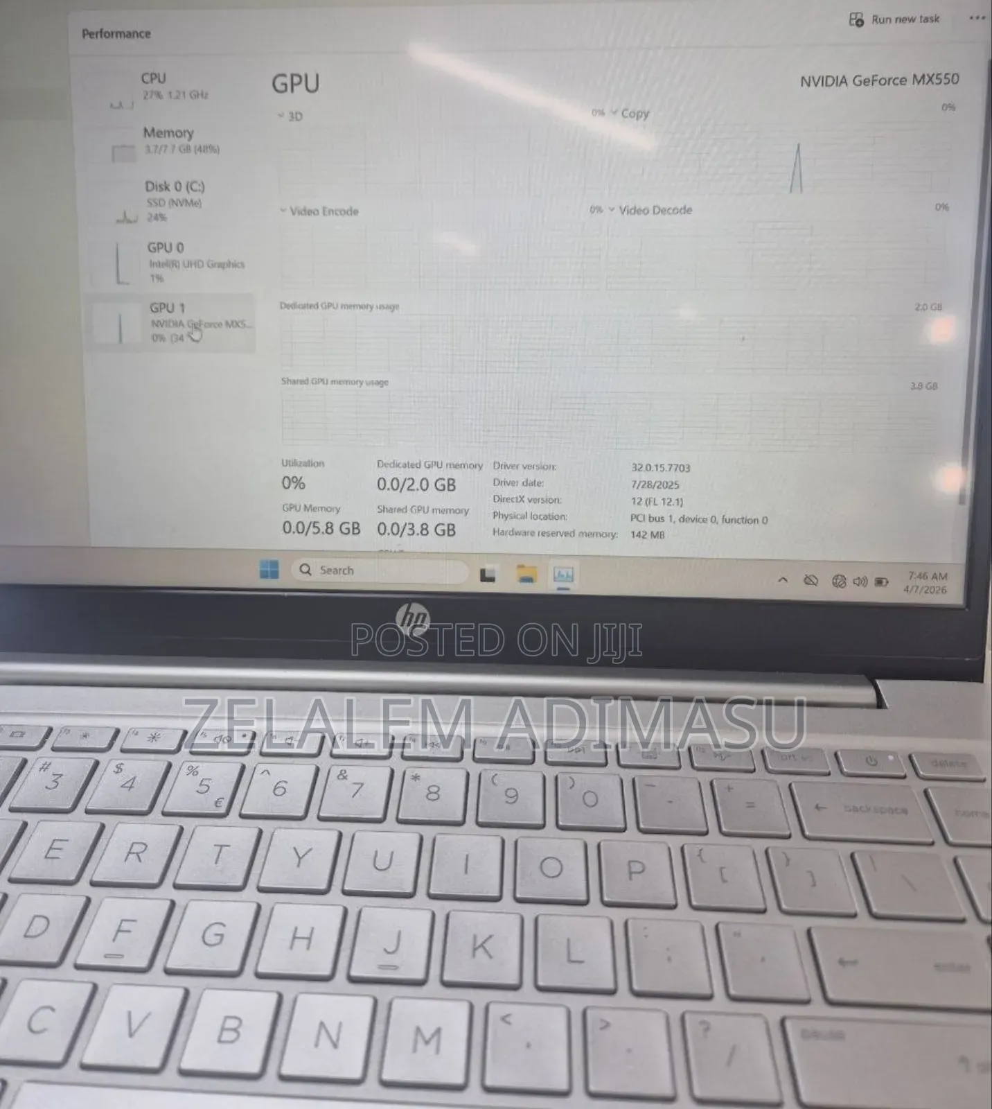 New Laptop HP Pavilion 15 16GB Intel Core i5 SSD 512GB