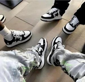 Bape Sta a Bathing Ape 'Black/White' Men's Shoes