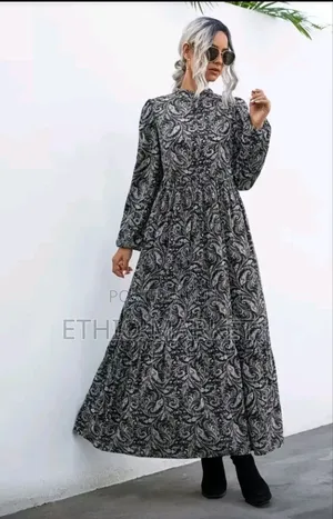 Allover Print Women's Dress