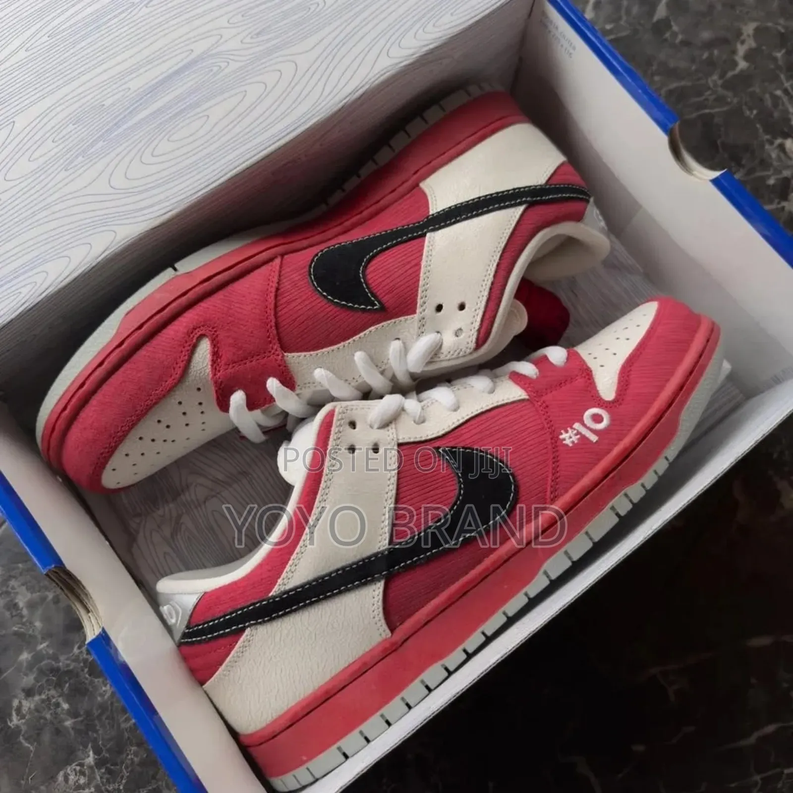 Nike Sb Dunk Low "Roller Derby "White/Red Fashion Shoes