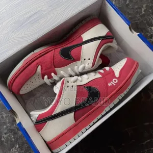 Nike Sb Dunk Low "Roller Derby "White/Red Fashion Shoes
