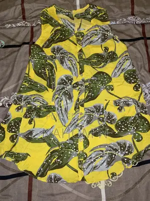 Print Dress Featuring a Vibrant Graphic