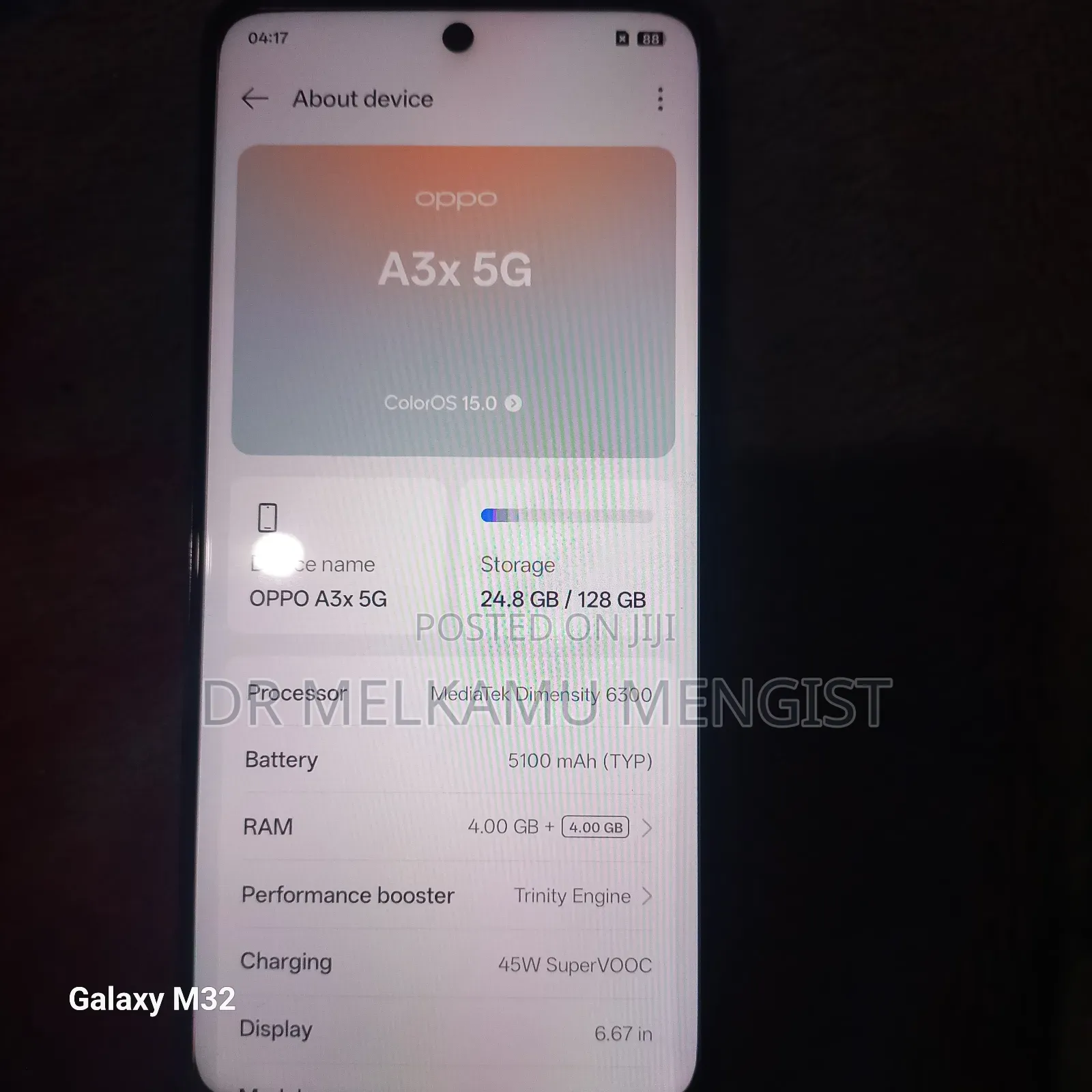 New Oppo A3x 128 GB Black