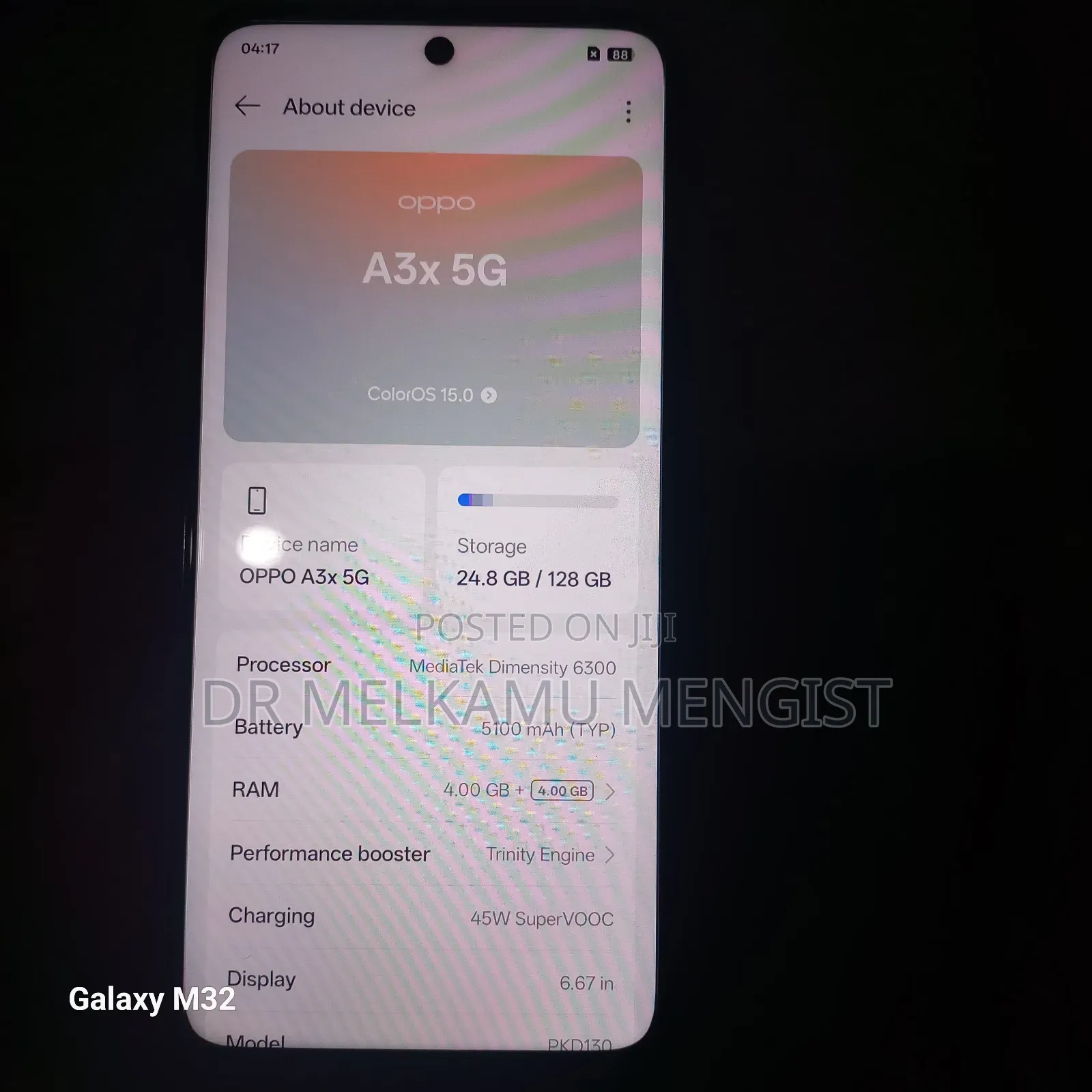 New Oppo A3x 128 GB Black