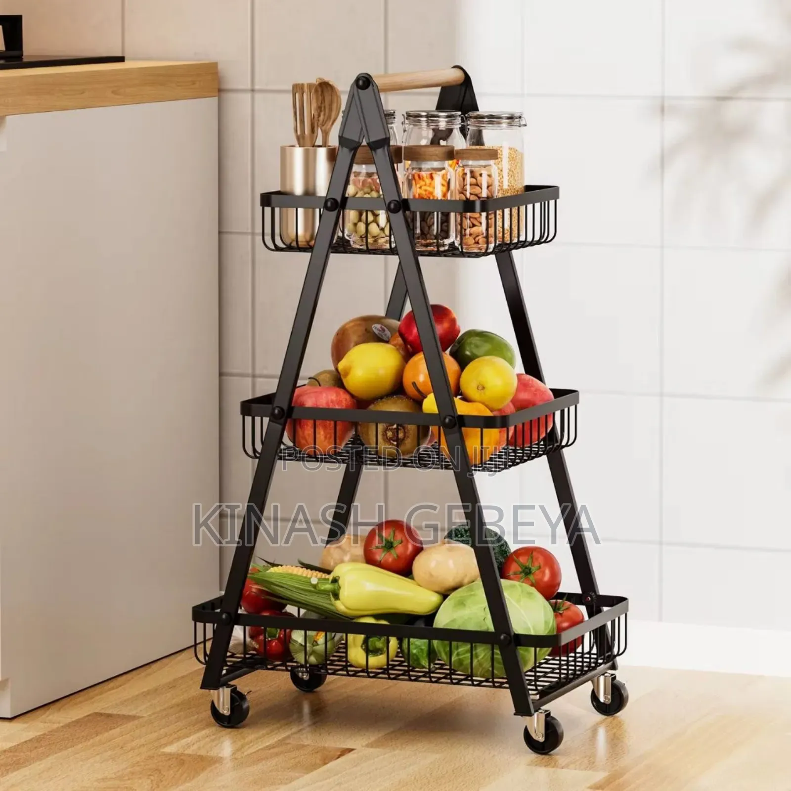4 Tier Multifunctional Kitchen Storage Rack
