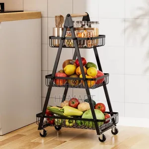 Multipurpose Mobile Cart Shelf Storage Rack(4 Tier)