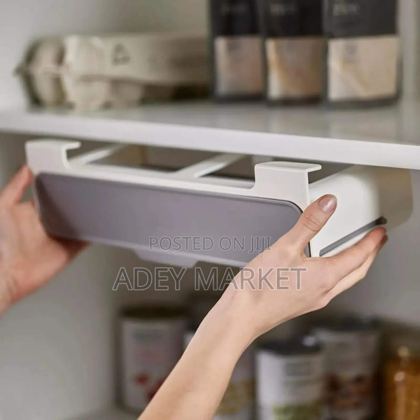 Kitchen Cabinet Pull Down Space Saving Spice Rack