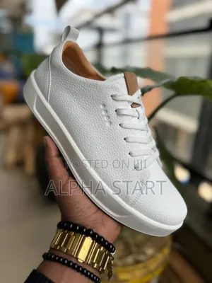 Rushine Olol Flat Sneakers High Master Quality Smooth Flat Lather Sho