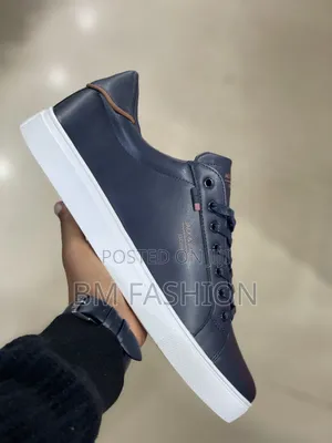 Jack Jones Navy Blue Matte Sneakers