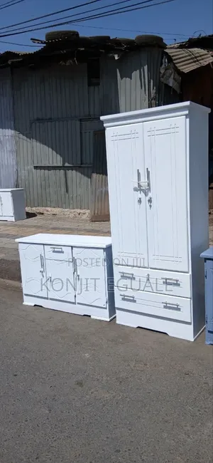 80cm ቁምሳጥን + 1.20cm ብፌ